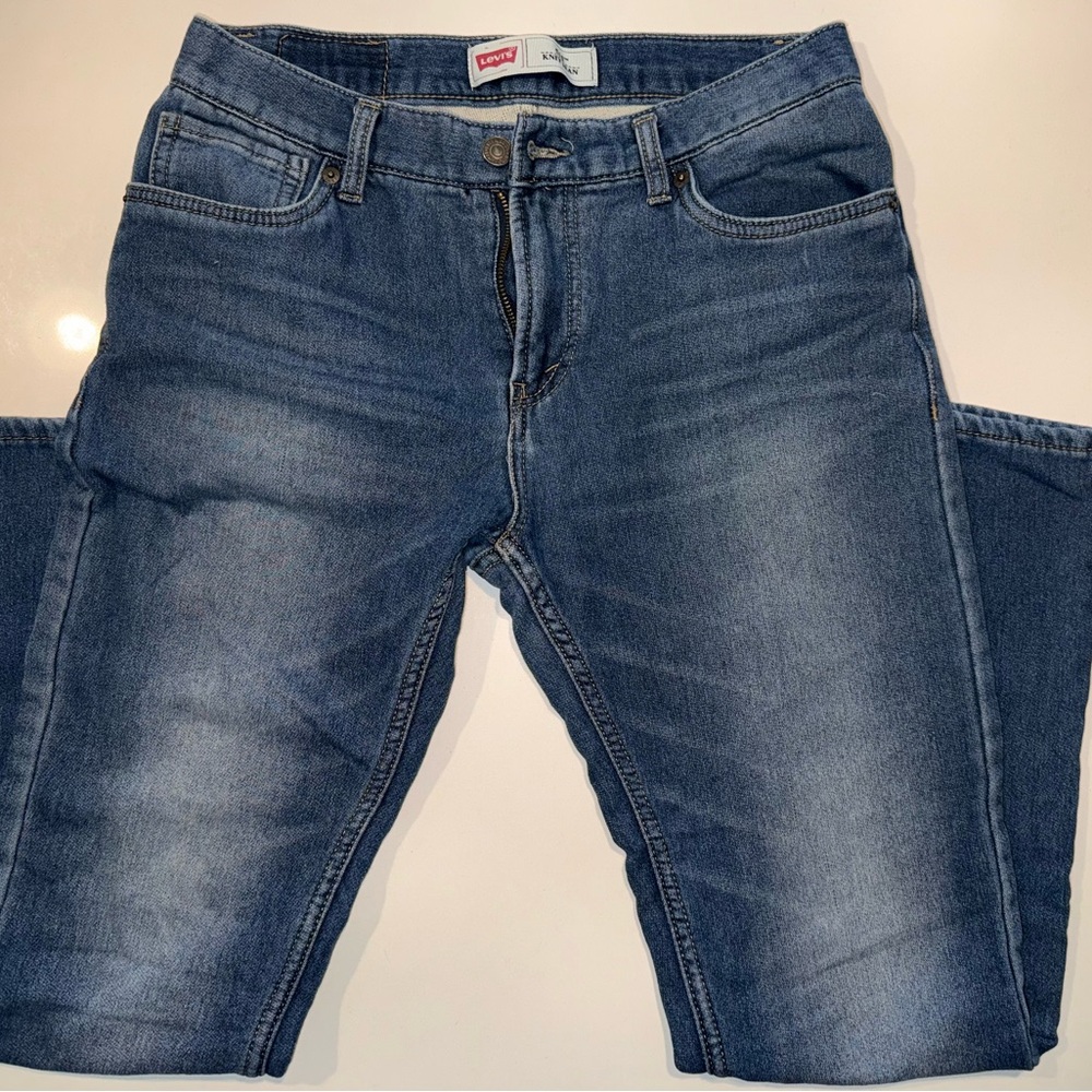 Levi Strauss Levi's Men's Denim Straight KNIT Jeans 30x30 WINTER JEANS!